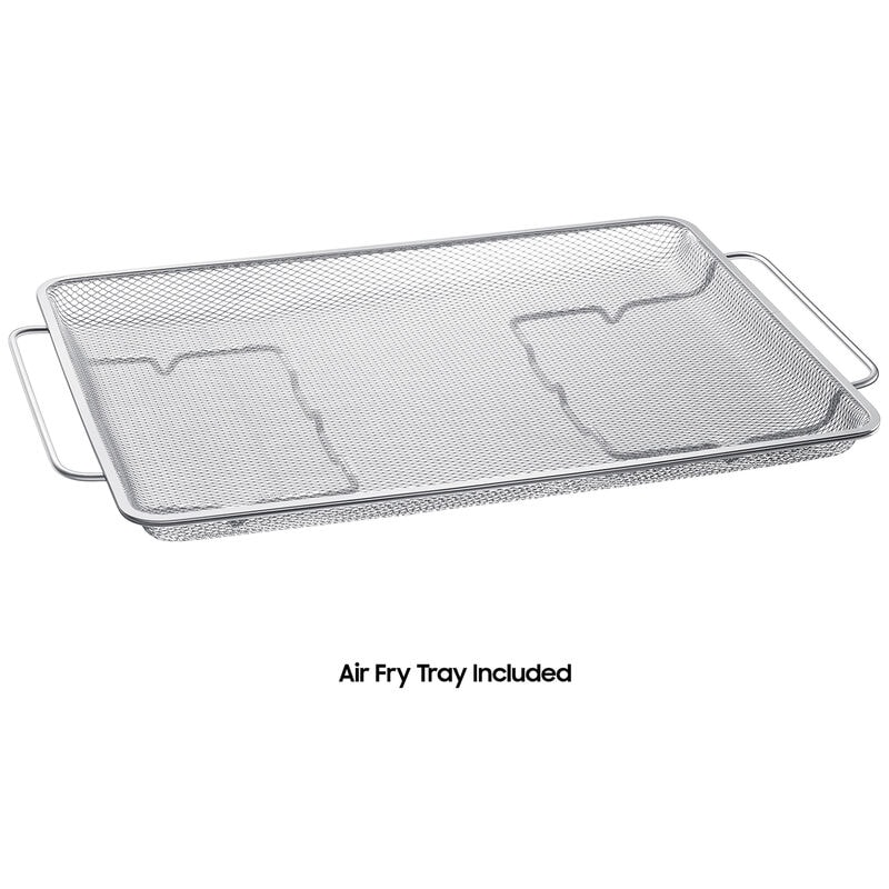 Samsung Bespoke 30 in. 6.3 cu. ft. Smart Air Fry True European Convection Slide-In Electric Range with Smoothtop Burners - Matte Black Steel, , hires