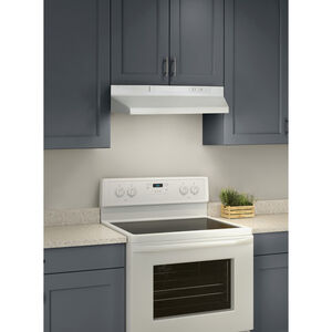 Broan F40000 Series 36 in. Standard Style Range Hood with 2 Speed Settings, 230 CFM & 1 Incandescent Light - White, , hires