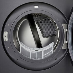 LG Signature 29 in. 9.0 cu. ft. Smart Stackable Electric Dryer with Built-In Intelligence, TurboSteam, AI Sensor Dry & Sanitize Cycle - Brushed Black Steel, , hires