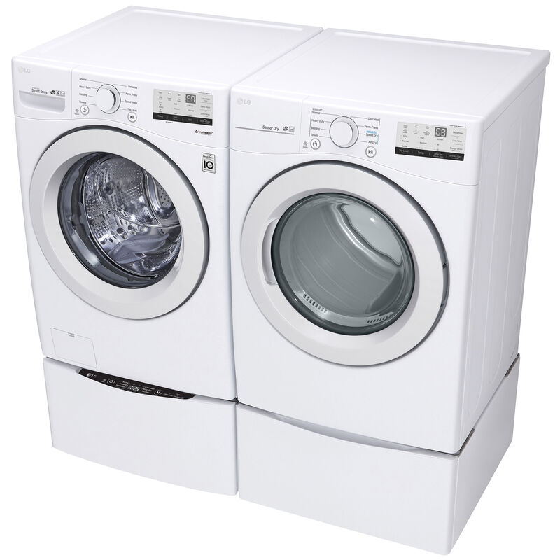LG 27 in. 7.4 cu. ft. Stackable Gas Dryer with Sensor Dry Technology - White, , hires