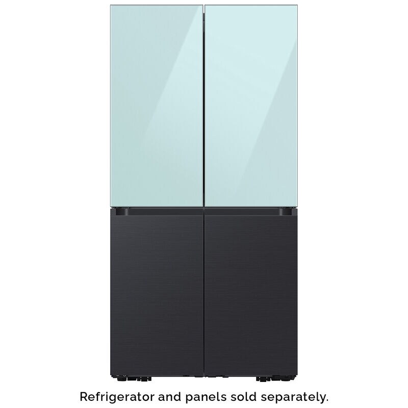 Samsung BESPOKE 4-Door Flex Top Panel for Refrigerators - Morning Blue Glass, , hires