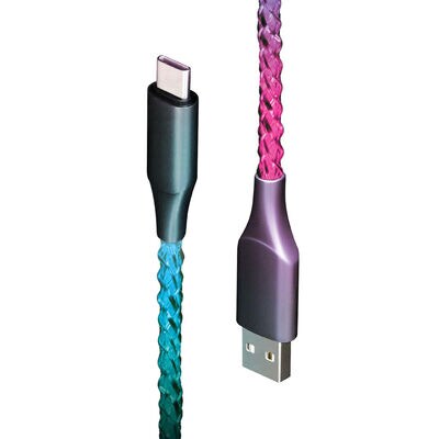 Lucid USB-C to USB-C PD LED Charge Cable | ETHCLED