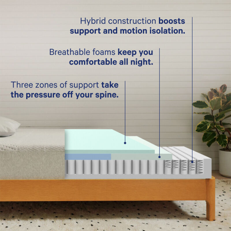 Casper Dream Medium Hybrid King Size Mattress, , hires