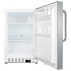 Summit 21 in. 3.5 cu. ft. Undercounter Refrigerator - Stainless Steel with Cabinet, , hires