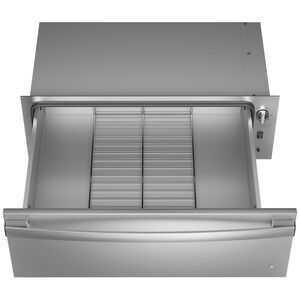 GE Profile 30 in. 1.9 cu. ft. Warming Drawer with Humidity Control - Stainless Steel, , hires