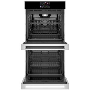Monogram 27" 8.6 Cu. Ft. Electric Smart Double Wall Oven with True European Convection & Self Clean - Stainless Steel, , hires
