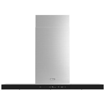 Dacor 48 in. Chimney Style Smart Range Hood with 4 Speed Settings, 1200 CFM & 1 LED Light - Silver Stainless | DHD48U990WS