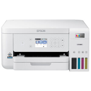 Epson - EcoTank ET-3830 All-in-One Supertank Inkjet Printer - White
