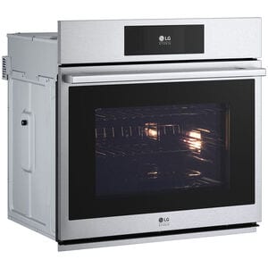 LG Studio 30 in. 4.7 cu. ft. Smart Steam Electric Single Wall Oven with True European Convection - Stainless Steel, , hires