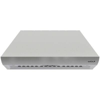 Wolf 42 in. Ducted Chimney Style Range Hood with 2 LED Lights - Stainless Steel | PI423418