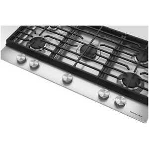 KitchenAid 36 in. 5-Burner Natural Gas Cooktop with Simmer Burner & Power Burner - Stainless Steel, , hires