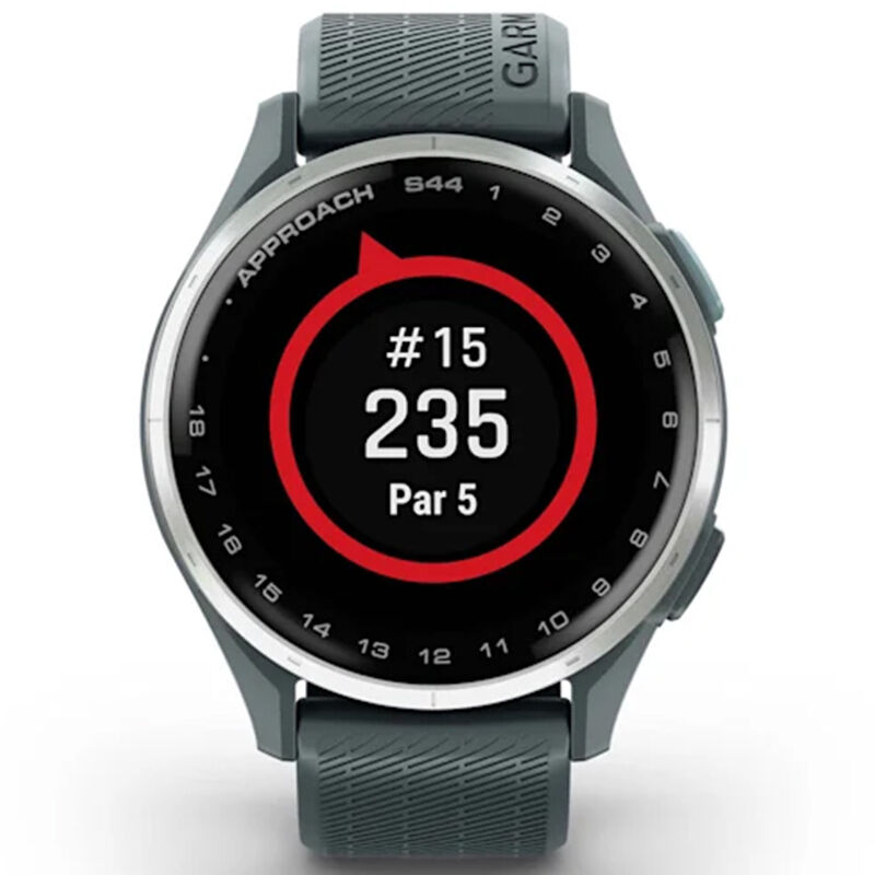 Garmin Approach S44 GPS Golf Watch, Silver with Twilight Band, , hires