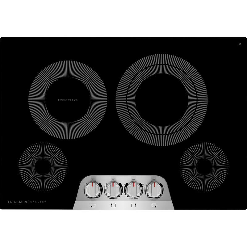 Frigidaire Gallery 30 in. Electric Cooktop with 4 Radiant Burners - Stainless Steel, , hires