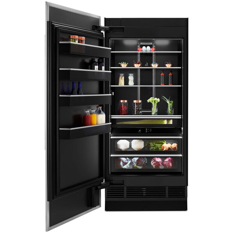 JennAir 36 in. Left-Hinged Built-In 20.0 cu. ft. Smart Counter Depth Freezerless Refrigerator with Internal Water Dispenser - Custom Panel Ready, , hires