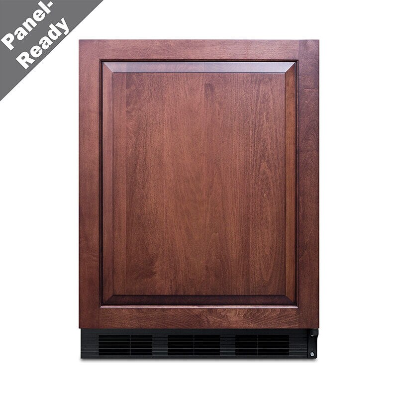 Summit AccuCold 24 in. 5.5 cu. ft. Left-Hinged ADA Compliant Undercounter Refrigerator - Custom Panel Ready, , hires