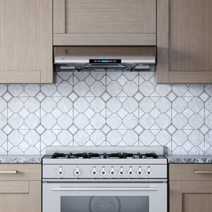 XO 36 in. Ducted Standard Style Range Hood with 550 CFM, 6 Fan Speeds & 2 Halogen Lights - White, White, hires