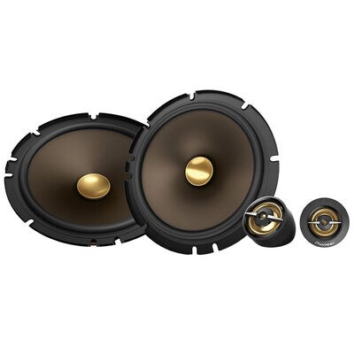 Pioneer - 6-1/2" Component Car Speakers Aramid Fiber-Reinforced IMPP Cone (Pair) - Black | TS-A653CH