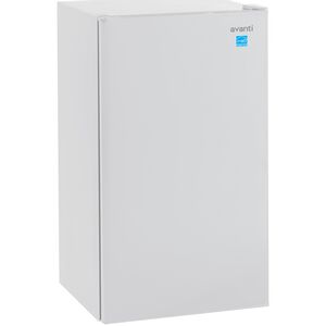 Avanti 19 in. 3.2 cu. ft. Mini Fridge with Freezer Compartment - White, White, hires