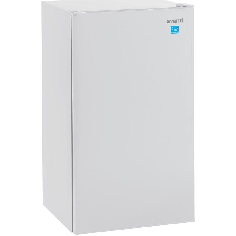 Avanti 19 in. 3.2 cu. ft. Mini Fridge with Freezer Compartment - White, White, hires
