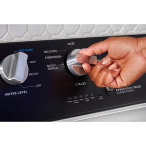 Maytag 27 in. 3.5 cu. ft. Top Load Washer with Dual-Action Agitator & Power Wash Cycle - White, , hires