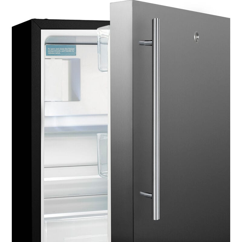 Summit 21 in. 2.6 cu. ft. Undercounter Refrigerator - Stainless Steel, , hires