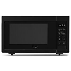 Whirlpool 22 in. 1.6 cu.ft Countertop Microwave with 10 Power Levels & Sensor Cooking Controls - Black, Black, hires