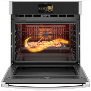 GE Profile 30 in. 5 cu. ft. Smart Electric Single Wall Oven with True European Convection - Stainless Steel, , hires
