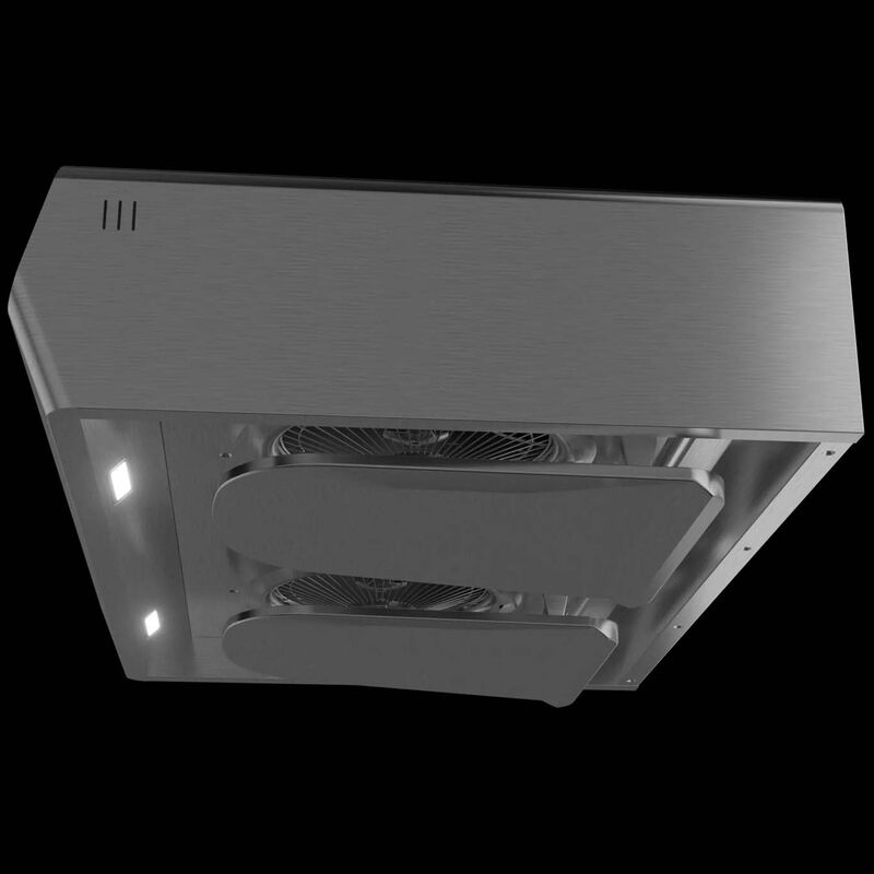 Fotile Pixie Air 30 in. Convertible Standard Style Range Hood with 800 CFM, 3 Fan Speeds & 2 LED Lights - Stainless Steel, , hires