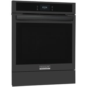 Frigidaire Gallery 24 in. 2.8 cu. ft. Electric Wall Oven with True European Convection & Self Clean - Black, , hires