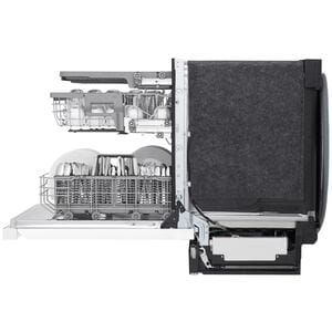 LG 24 in. Front Control Dishwasher with 48 dBa Sound Level, 3rd-Rack, Dynamic Dry & Pocket - White, White, hires