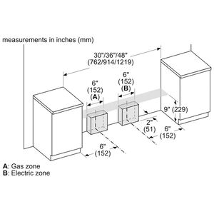 Thermador Pro Harmony Professional Series 30 in. 4.4 cu. ft. True European Convection Dual Fuel Range with 5 Sealed Burners - Stainless Steel, , hires