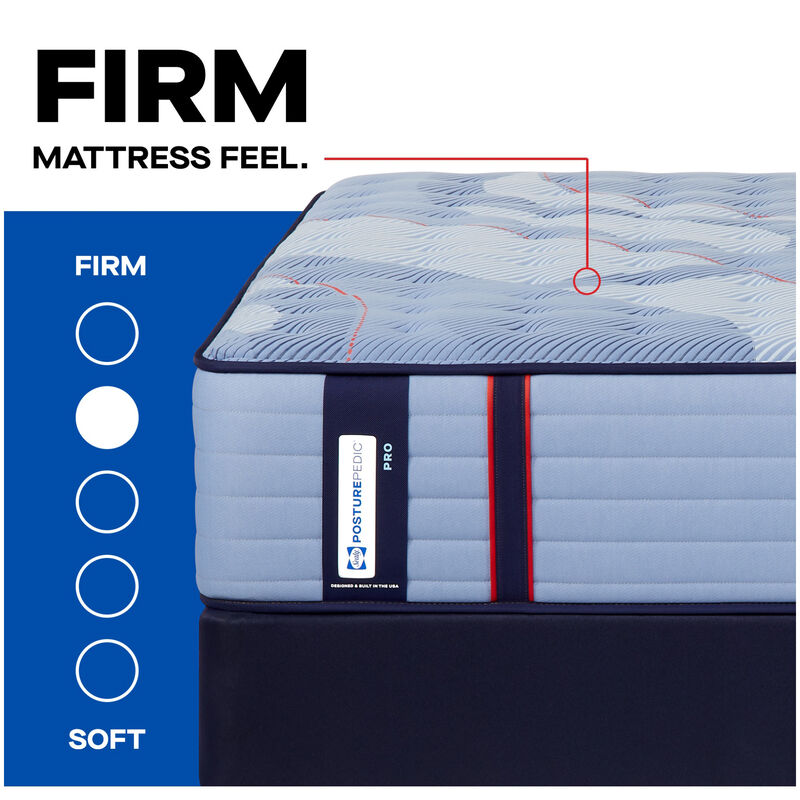 Sealy Reno Posturepedic Pro Firm Innerspring Full Size Mattress, , hires