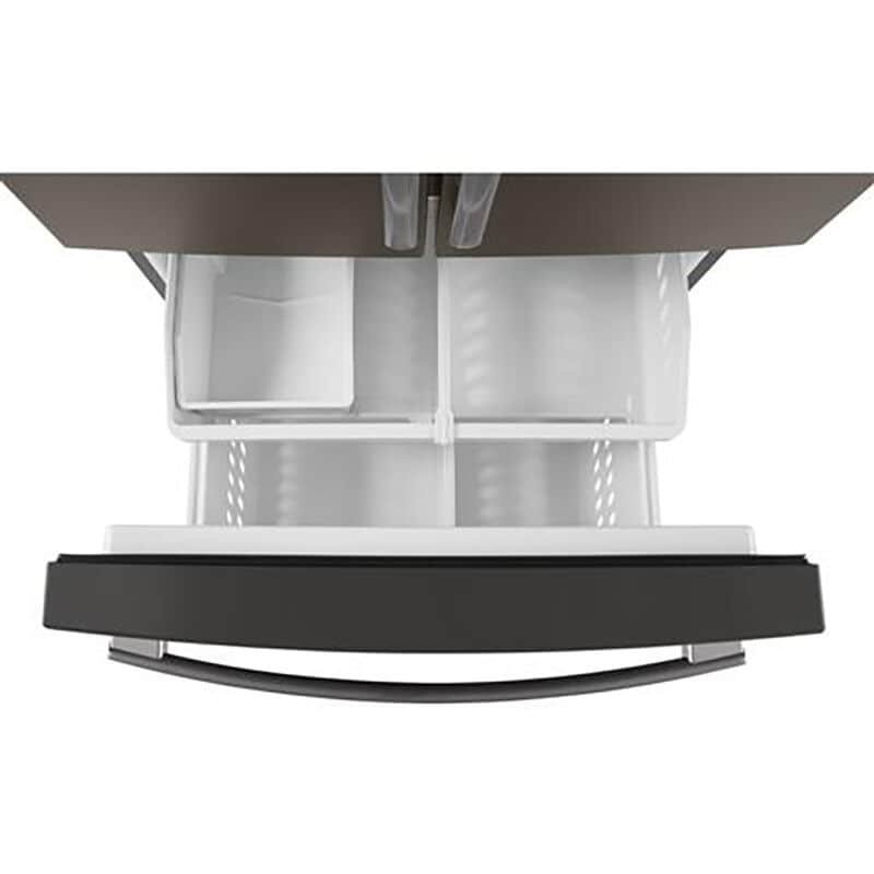 GE 36 in. 27 cu. ft. French Door Refrigerator with Internal Water Dispenser - Fingerprint Resistant Slate, Slate, hires