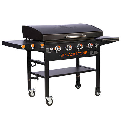 Blackstone 36 in. Liquid Propane Gas Flat Top Griddle with Side Tables - Black | 1899