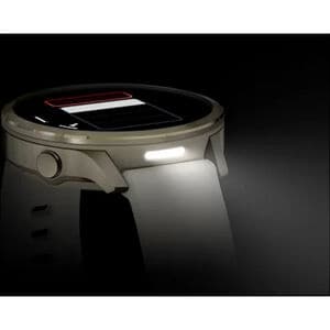 Garmin Venu 4 41 mm Smart Watch - Lunar Gold with Bone Silicone Band, , hires