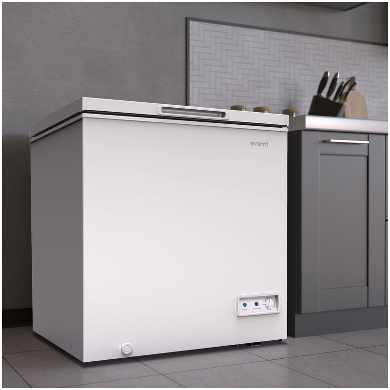 Avanti 33 in. 7.0 cu. ft. Garage-Ready Chest Freezer - White, , hires