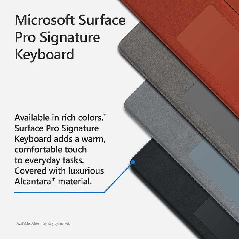 Microsoft Surface Pro Signature Keyboard - Ice Blue, , hires