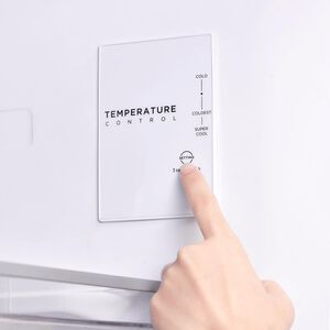 Midea 28 in. 14.2 cu. ft. Counter Depth Garage-Ready Top Freezer Refrigerator - Stainless Steel, Stainless Steel, hires