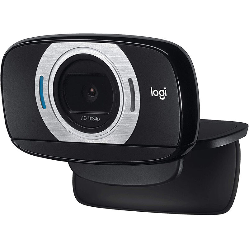 Logitech C615 HD Laptop Webcam with Fold-and-Go Design, 360-Degree