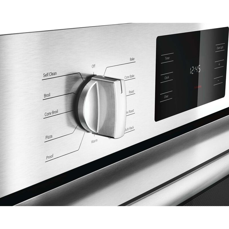 Bosch 500 Series 30 in. 4.6 cu. ft. Electric Single Wall Oven with True European Convection - Stainless Steel, , hires