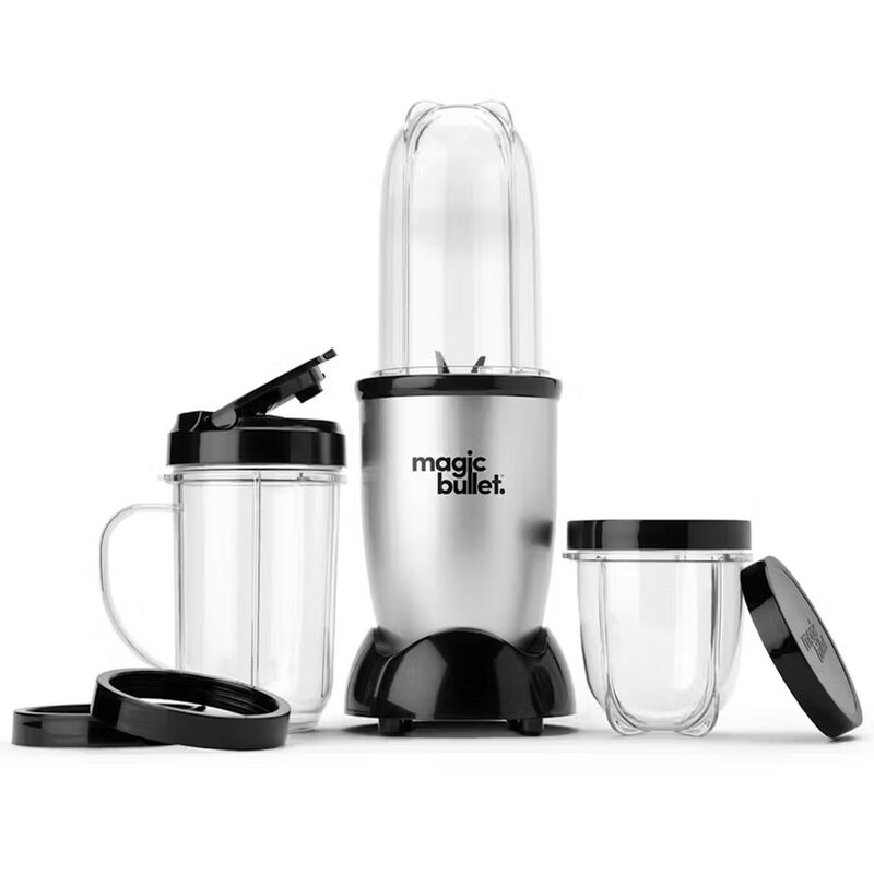 Magic Bullet 18 oz. Single Speed Silver Jar Blender and Mixer - Silver, , hires