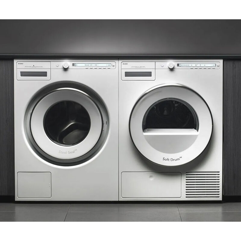 Asko Classic Series 23 in. 2.1 cu. ft. Stackable Front Load Washer with Sanitize & Steam Cycle - White, , hires