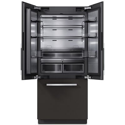 Miele MasterCool 36 in. 20.0 cu. ft. Built-In Smart Counter Depth French Door Refrigerator with Internal Water Dispenser - Custom Panel Ready | KFMC3642FD