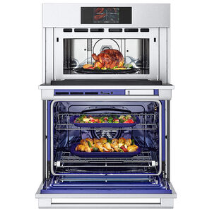 LG 30" 6.4 Cu. Ft. Electric Smart Double Wall Oven with True European Convection & Self Clean - Printproof Stainless Steel, , hires