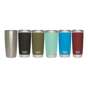 Yeti Rambler 20 Oz. Black Stainless Steel Insulated Tumbler with