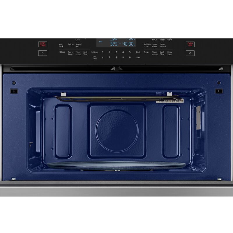 Samsung 30 in. 7 cu. ft. Smart Electric Microwave/Wall Oven Combo with Sensor Cooking - Stainless Steel, Stainless Steel, hires