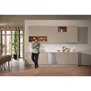 Miele 24 in. Front Control Smart Dishwasher with 42 dBa Sound Level, 3rd-Rack & Pocket - Clean Steel, , hires