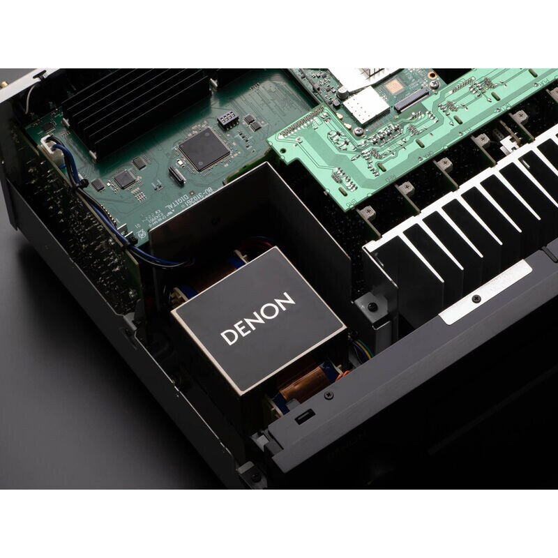 Denon 9.4 Ch. 125W 8K AV Receiver with Built-in HEOS - Black, , hires