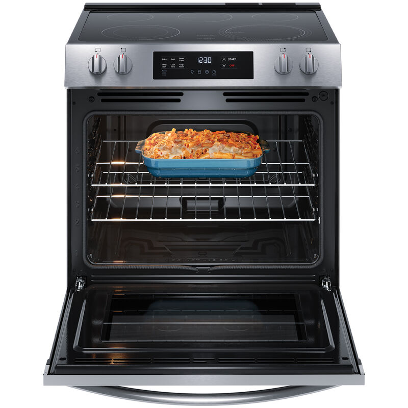 Frigidaire 30 in. 5.3 cu. ft. Electric Range with Smoothtop Burners - Stainless Steel, Stainless Steel, hires