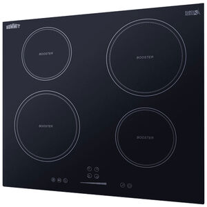 Summit 24 in. 4-Burner Induction Cooktop with Touch Controls - Black, , hires